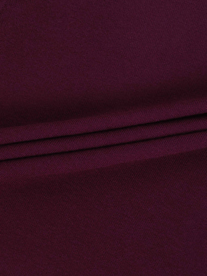 Sleeveless Mock Neck Sweater-Burgundy