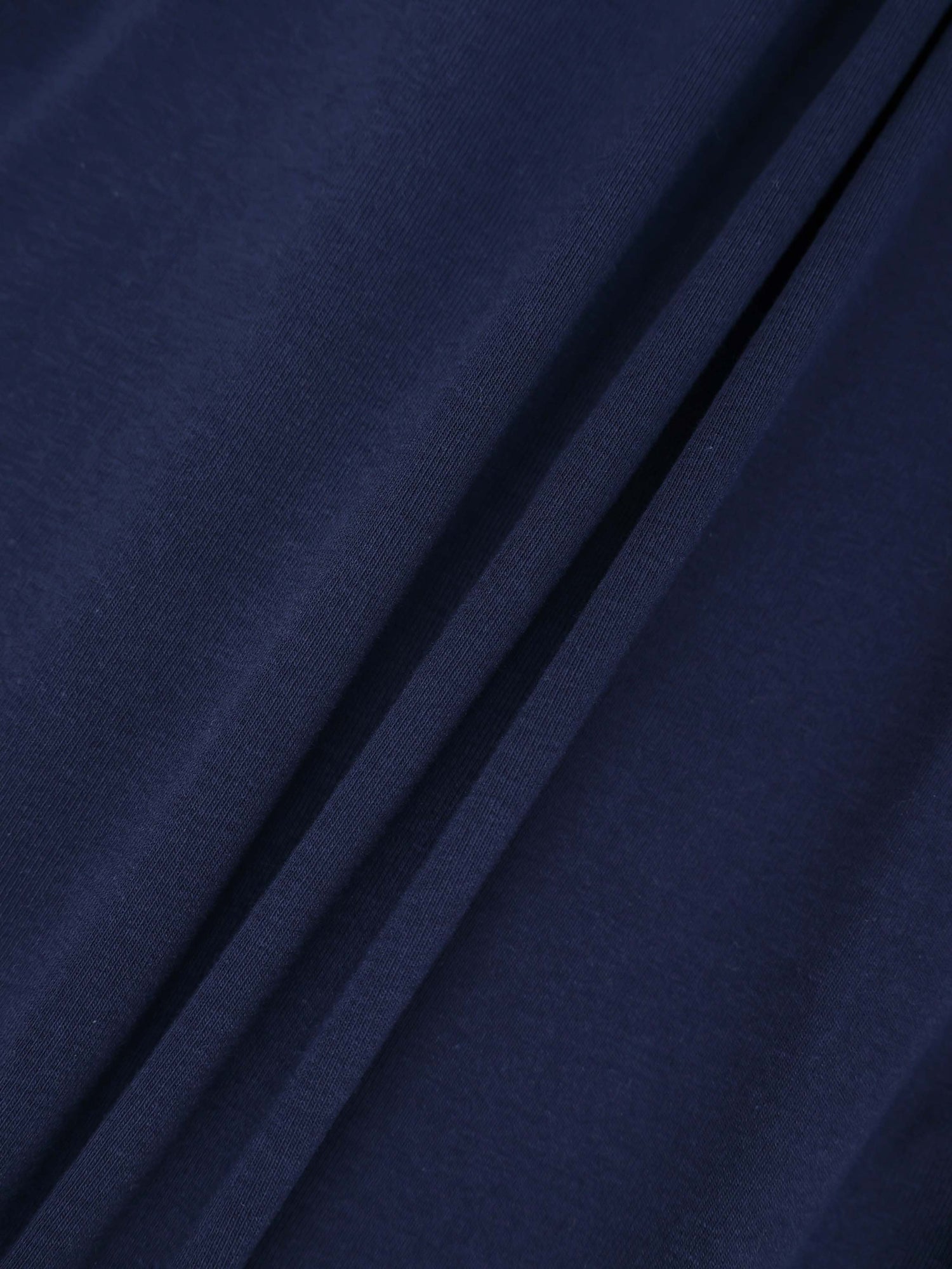 Crop T-Shirt Cardigan-Navy