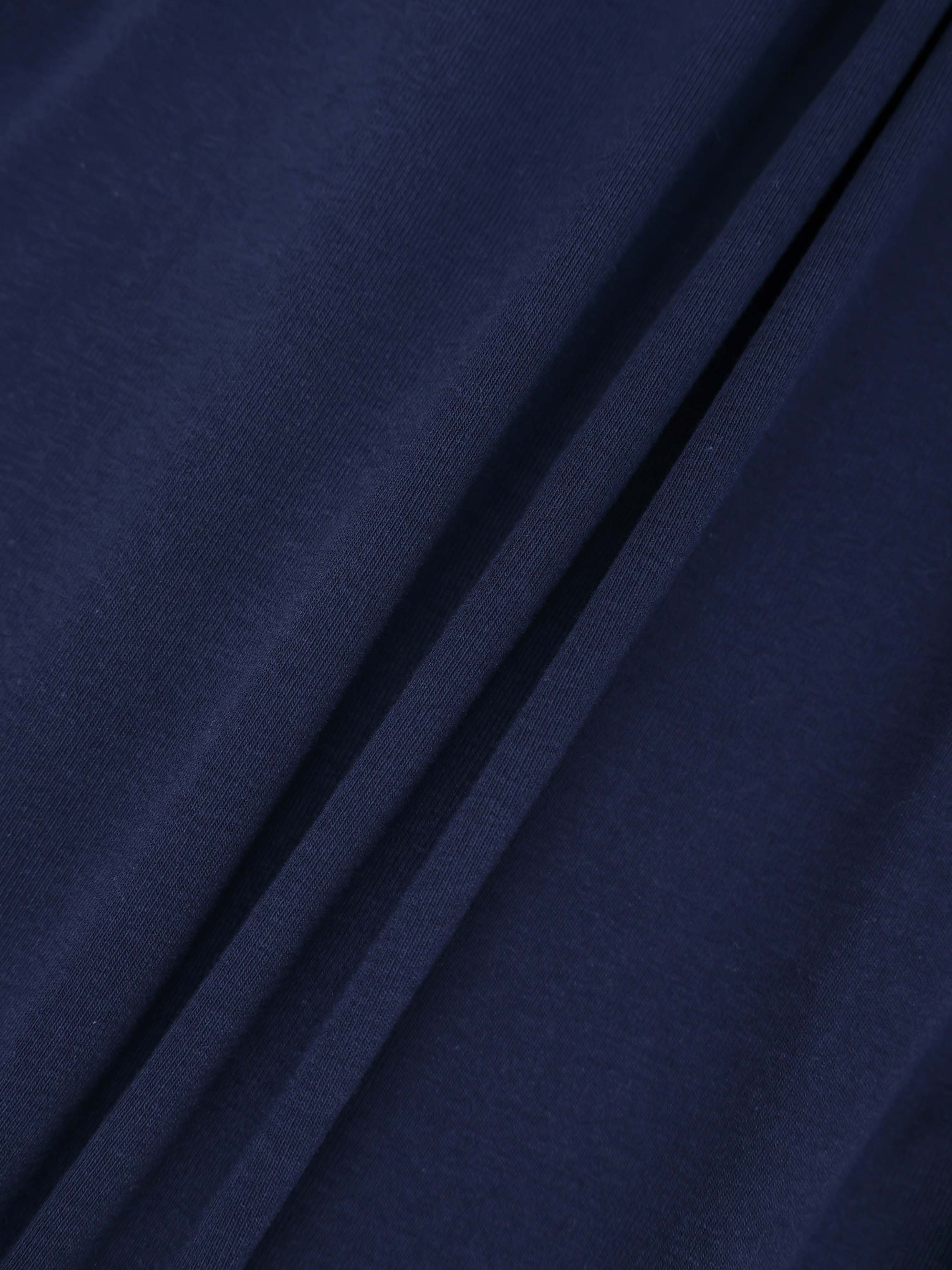 Crop T-Shirt Cardigan-Navy