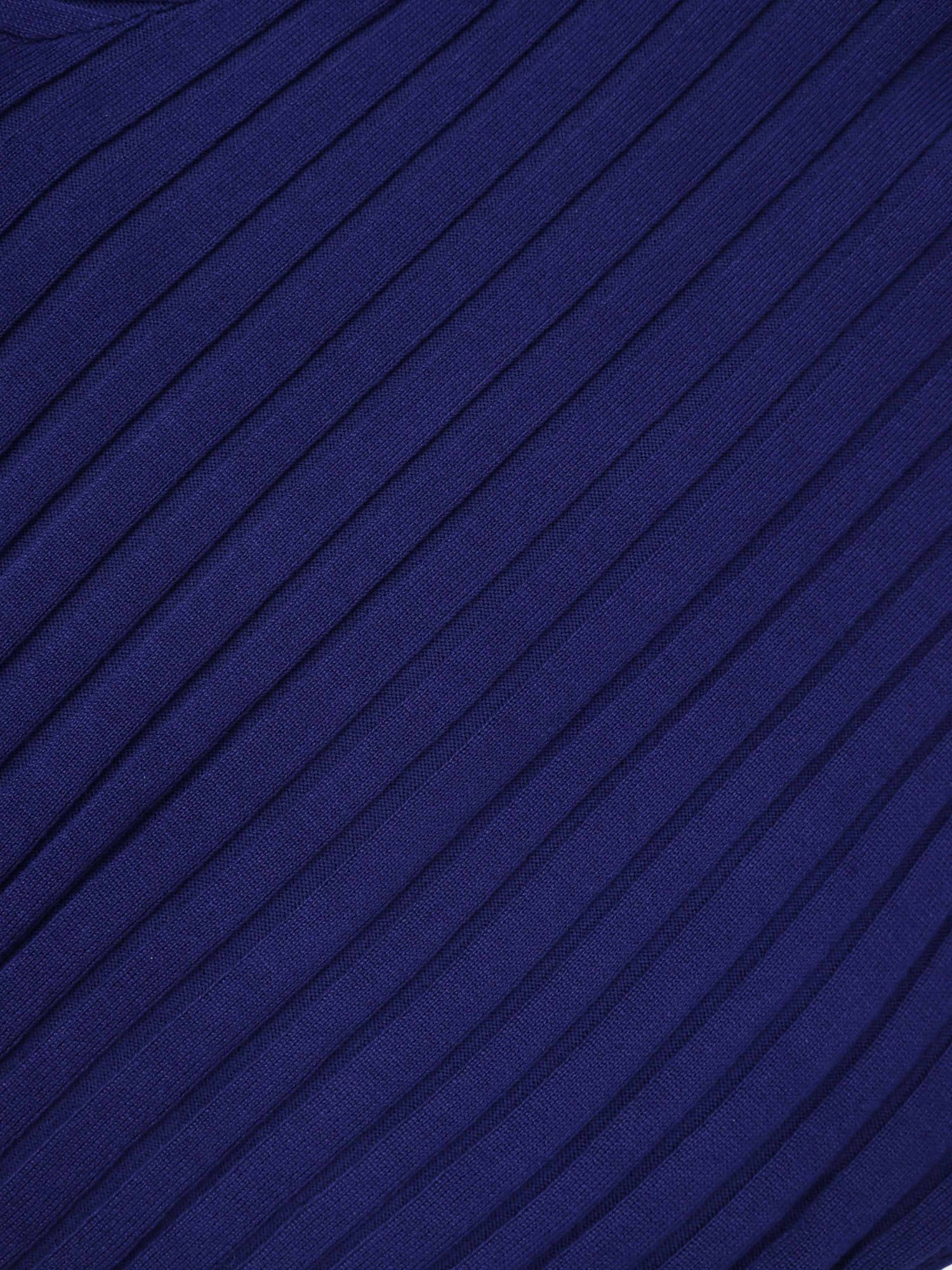 Scalloped Edge Cardigan-Navy