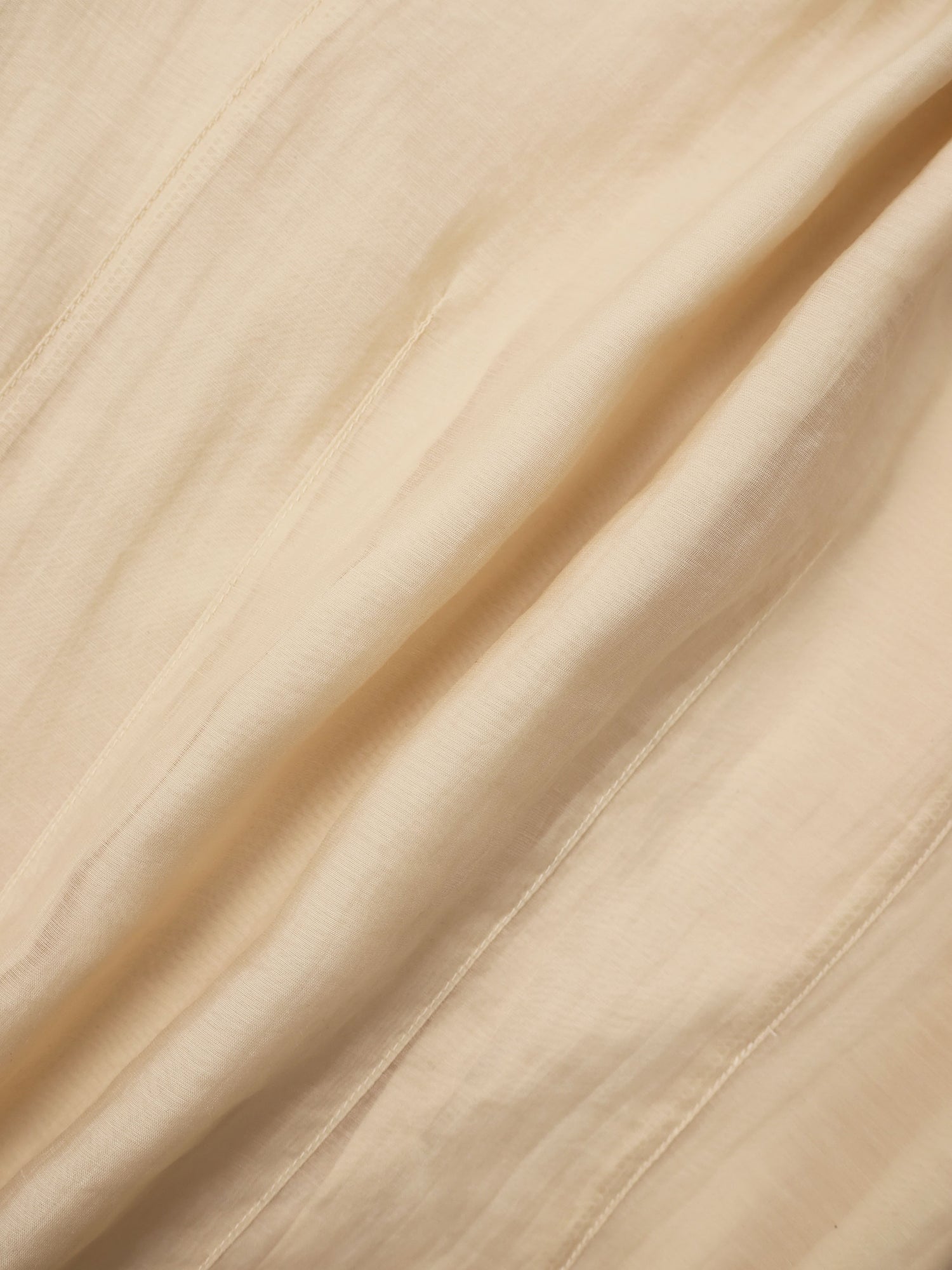 High V Neck Blouse-Sand