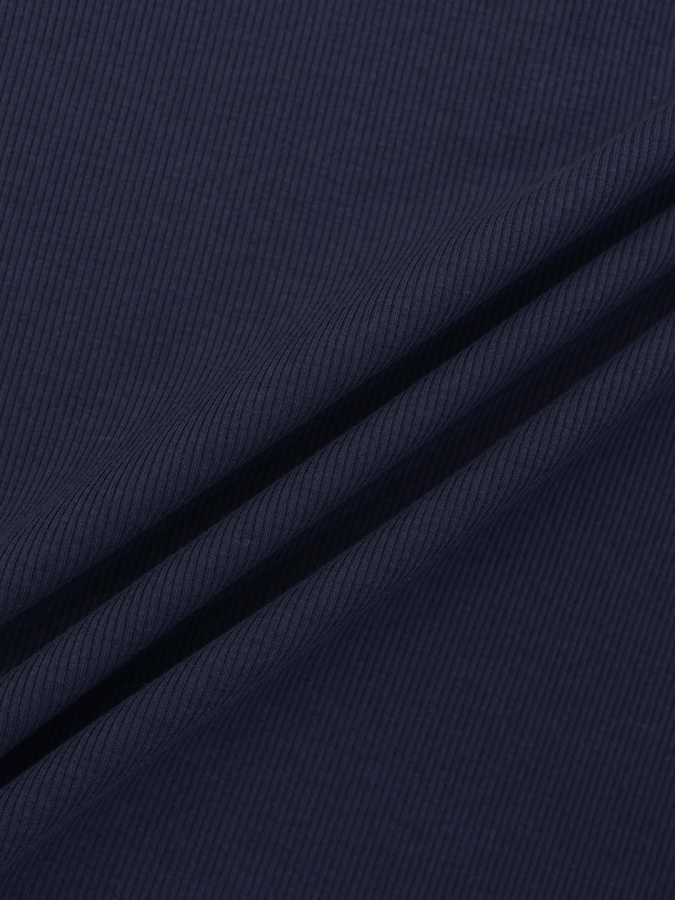 White Collar Polo-Navy