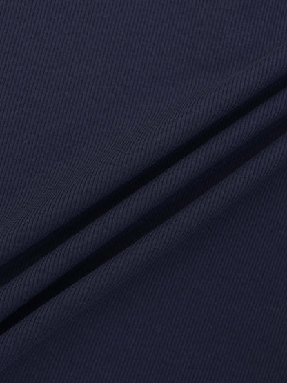 White Collar Polo-Navy