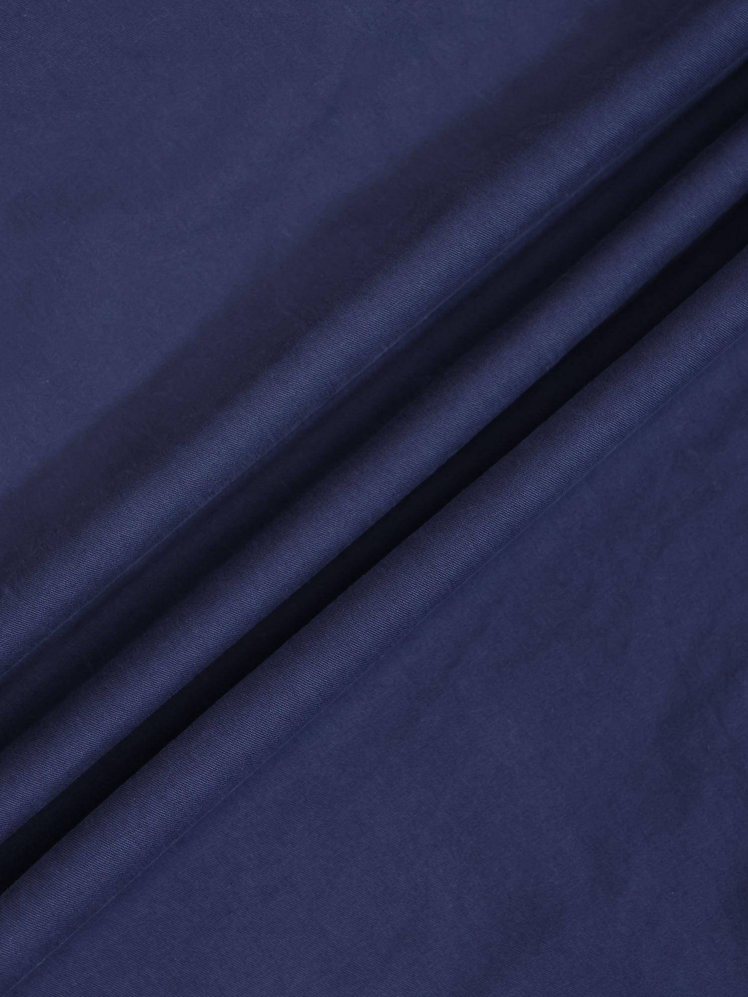 V Gathered Waist Jumper-Navy