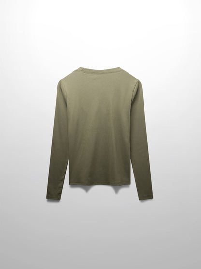 CLASSIC TEE LONG SLEEVE-ARMY GREEN