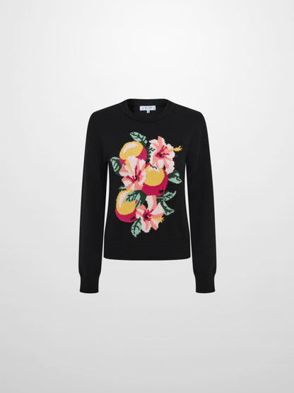 Motif Sweater - Center Floral