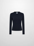 Cable Knit Sweater - Navy