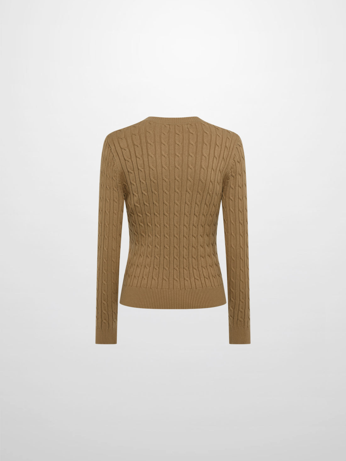 Cable Knit Sweater - Camel