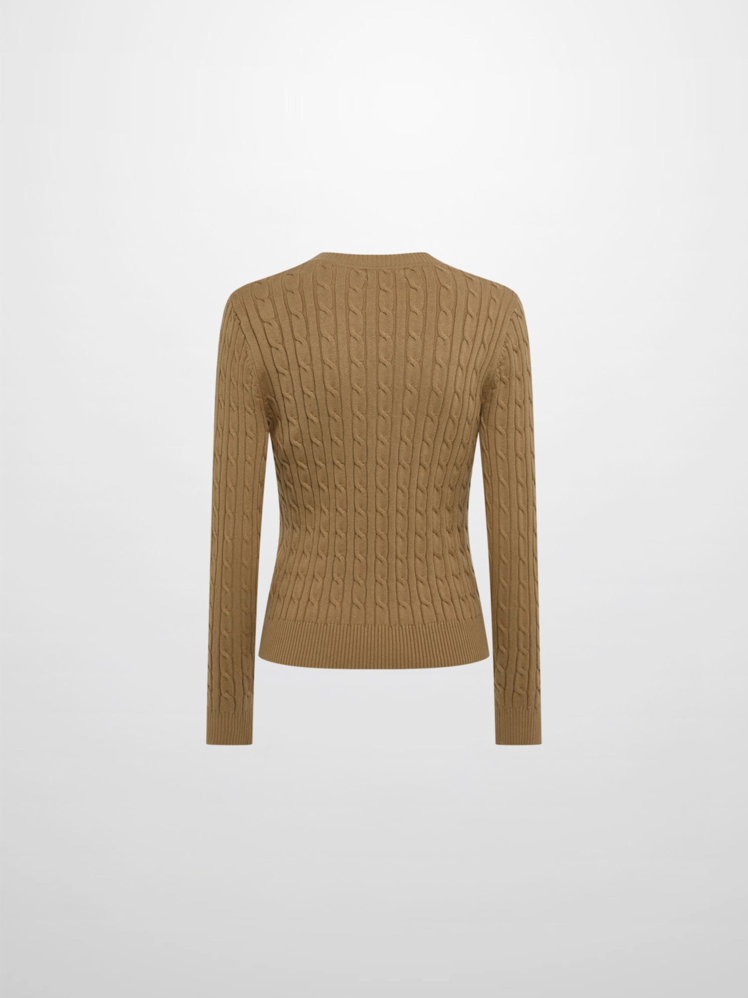 Cable Knit Sweater - Camel
