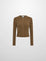 LIGHTWEIGHTRIBBED CARDIGAN 20 CAMEL