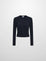 LIGHTWEIGHTRIBBED CARDIGAN 20 NAVY