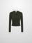 LIGHTWEIGHTRIBBED CARDIGAN 20 GREEN