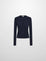 SILKKNIT RIBBED CARDIGAN 20 NAVY