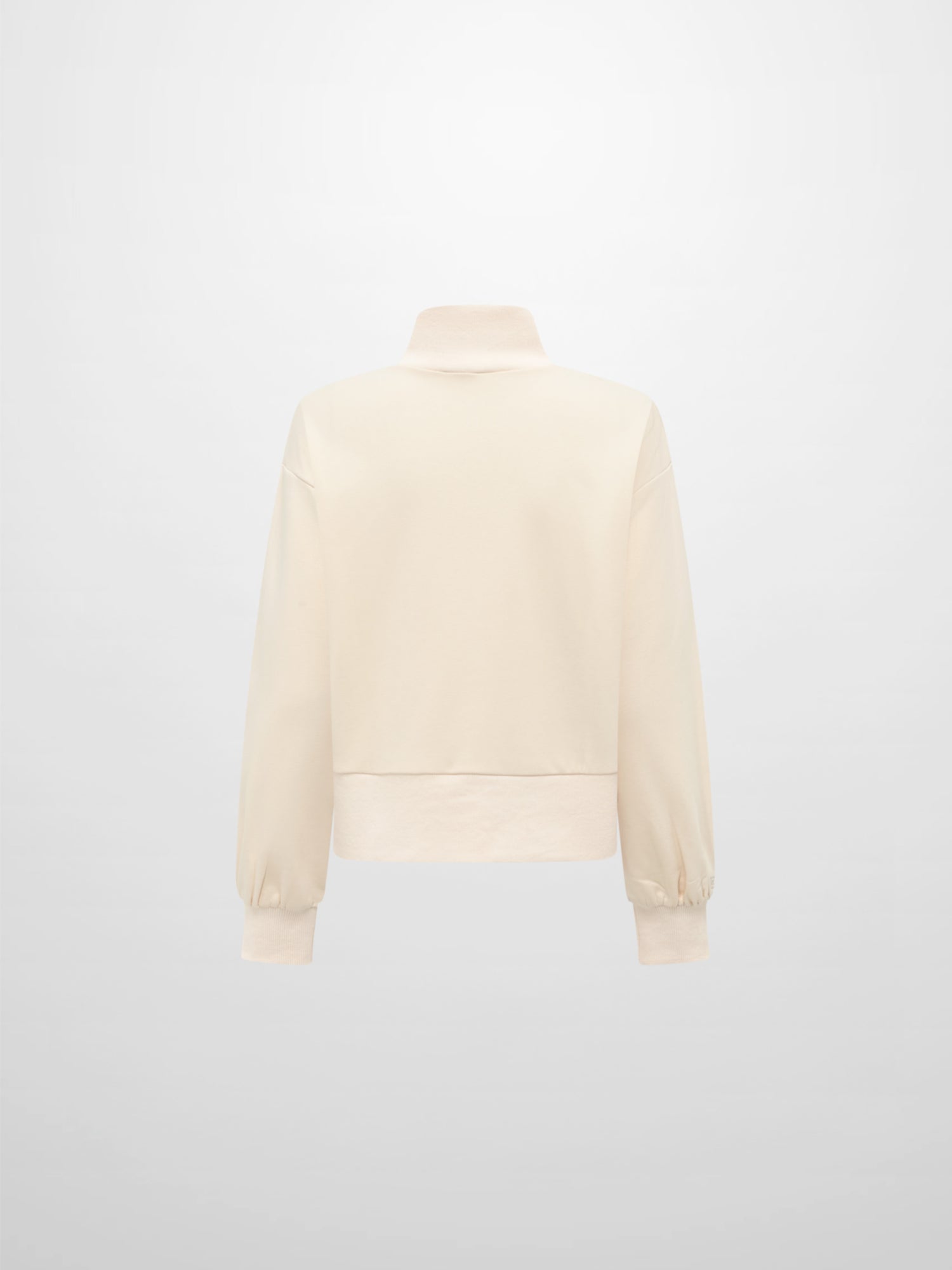 Funnel Neck Sweatshirt - Cream