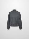 Funnel Neck Sweatshirt - Grey