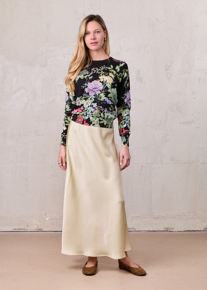 Printed Sweater-Vibrant Floral
