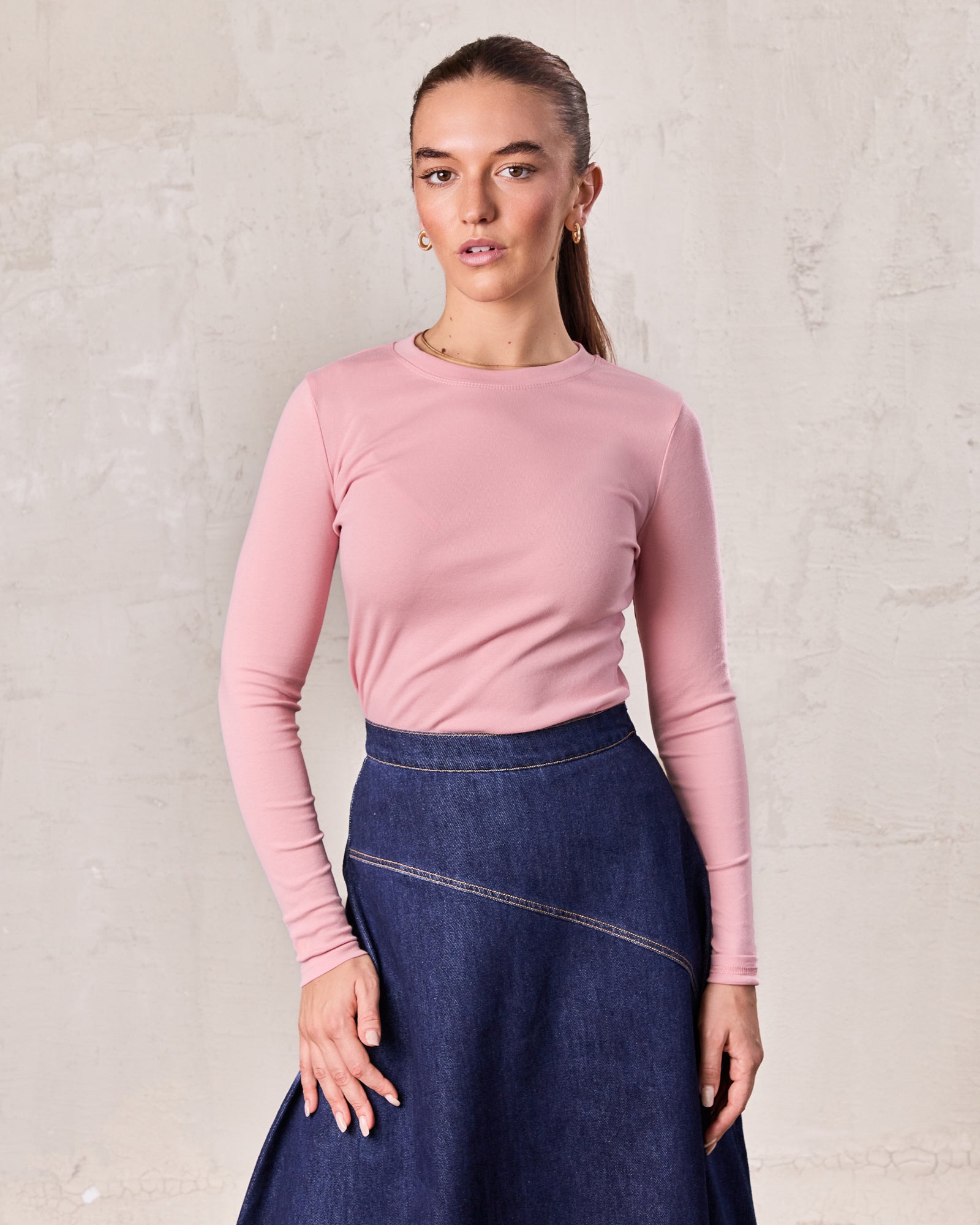 CLASSIC TEE LONG SLEEVE-PINK