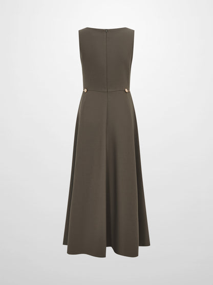 Side Chain Detail Jumper - Taupe