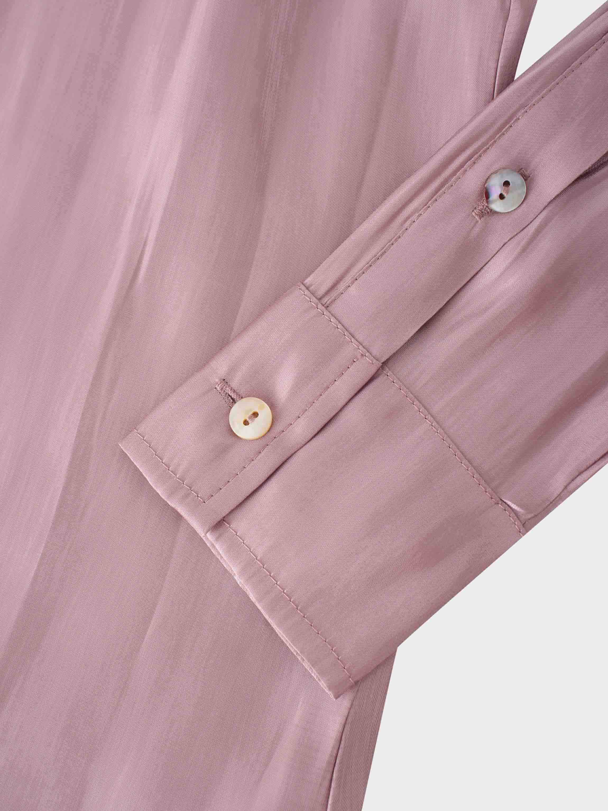 Shimmer Tie Blouse-Mauve