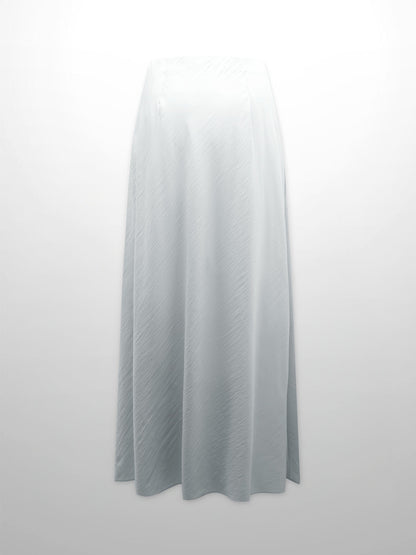 Crinkle Skirt 37"-Grey