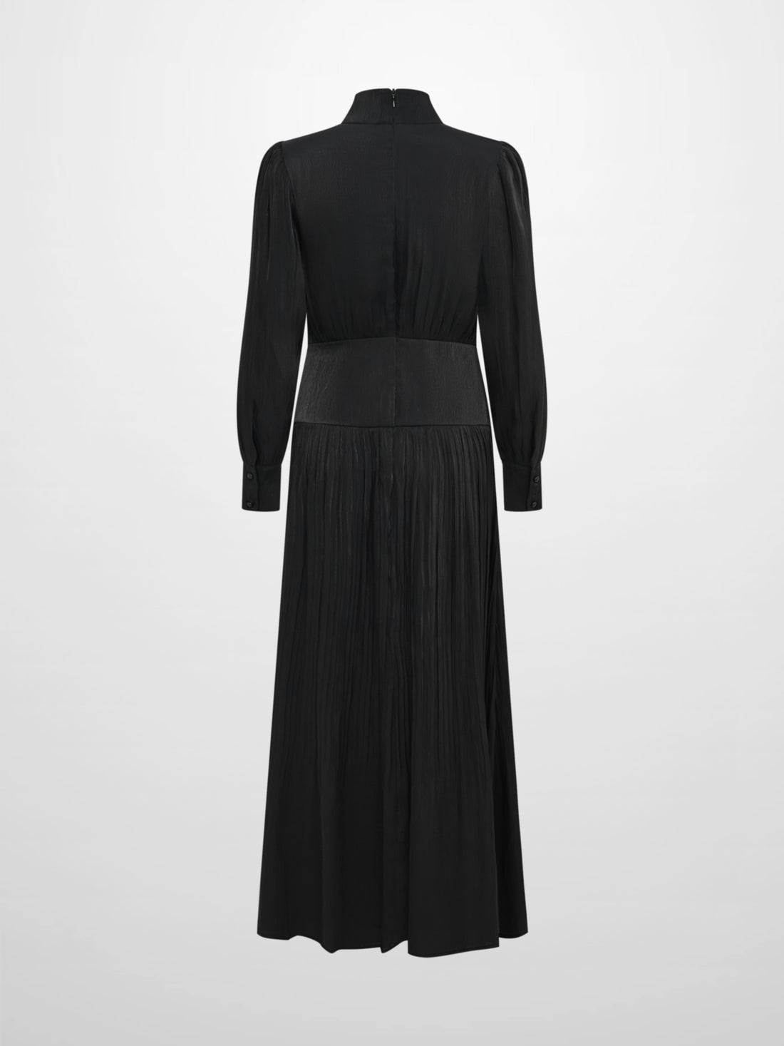 Embellished Yoke Dress - Black
