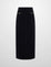 CHAINDETAIL CURDEROY SKIRT NAVY