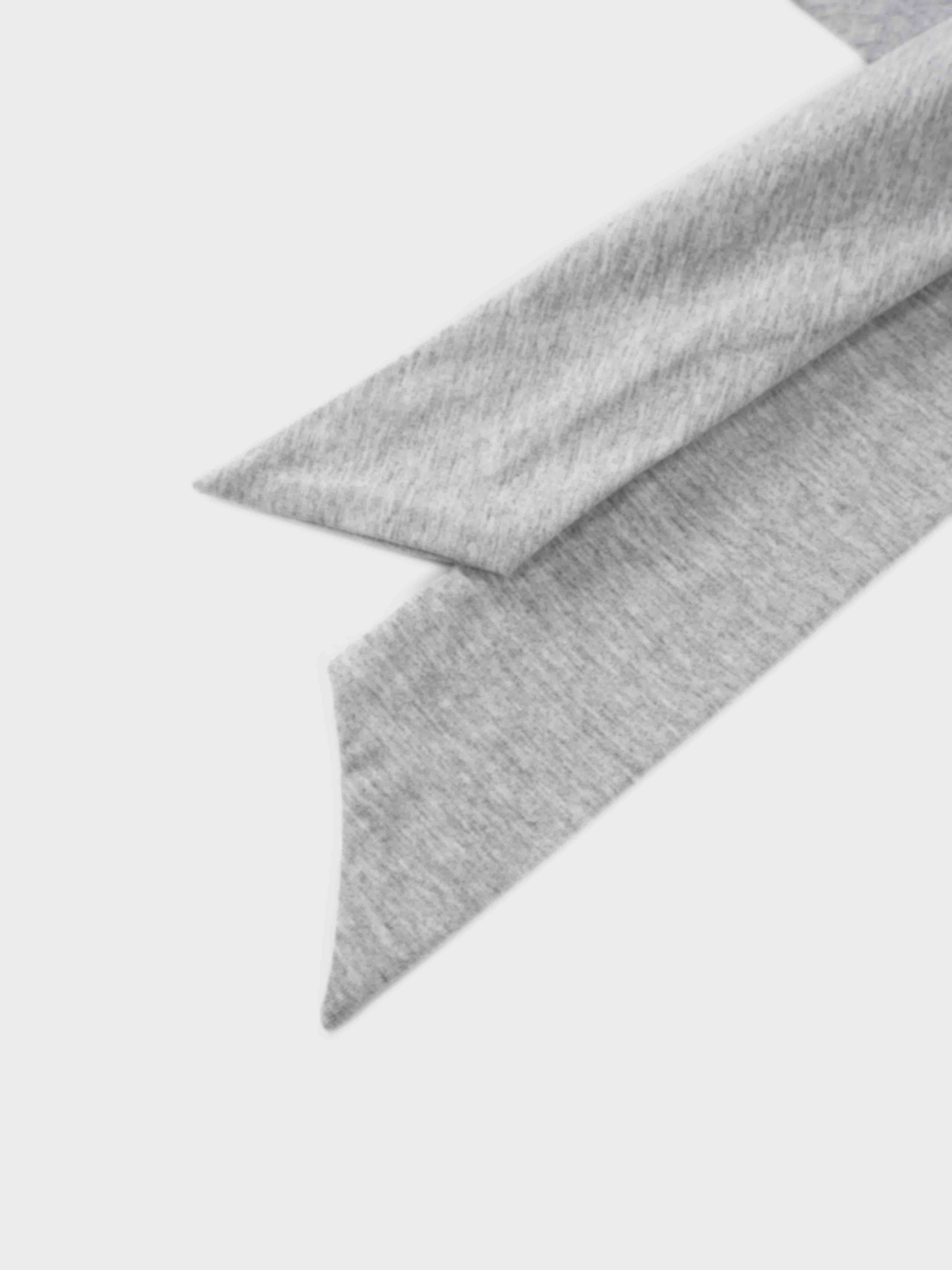 Side Tie T-Shirt-Heathered Grey