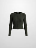 Lightweight Ribbed Cardigan 17