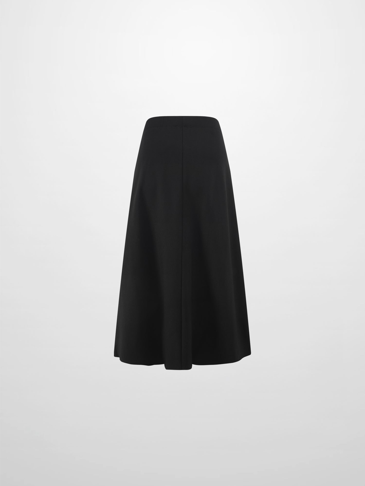 LIGHTWEIGHT 3 PANEL SKIRT-BLACK 23"