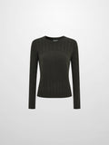 Embossed Cable Sweater - Green