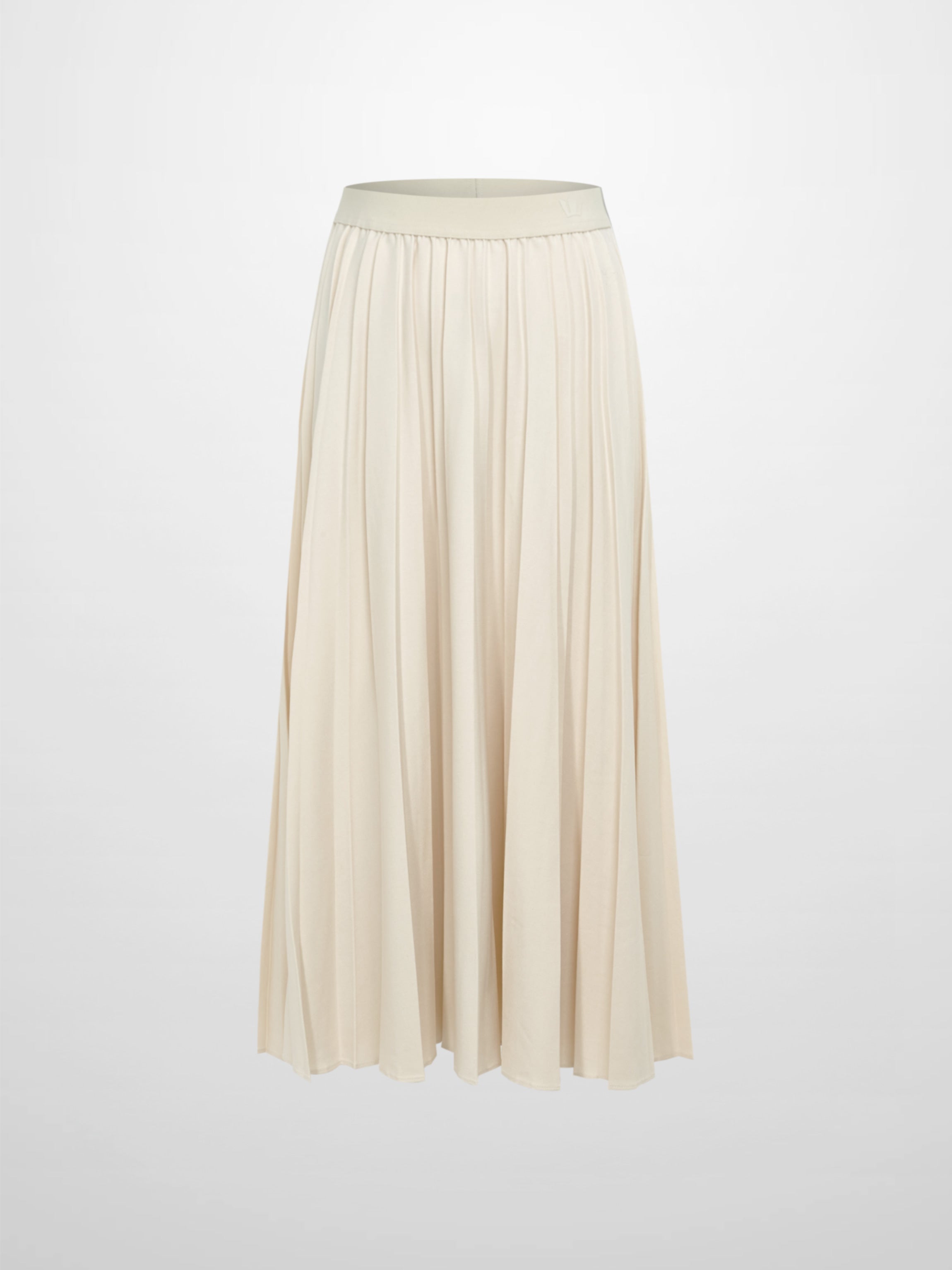 Marni Pleated Skirt 36"- Cream