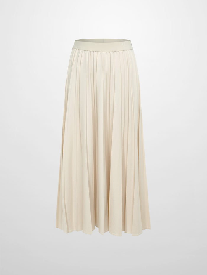 Marni Pleated Skirt 36"- Cream