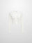 SILKKNIT RIBBED CARDIGAN CREAM