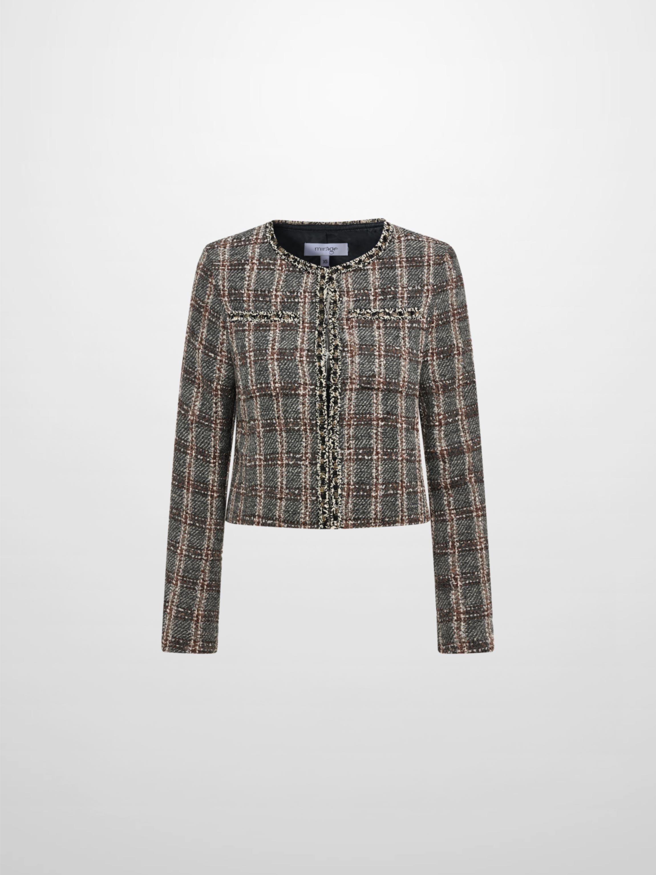 Boucle Jacket - Grey