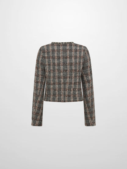 Boucle Jacket - Grey