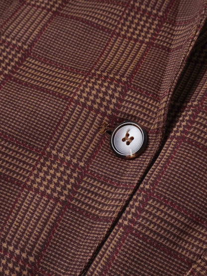 Blazer-Brown Plaid