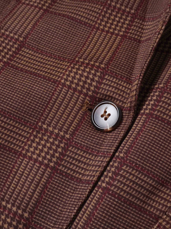 Blazer-Brown Plaid