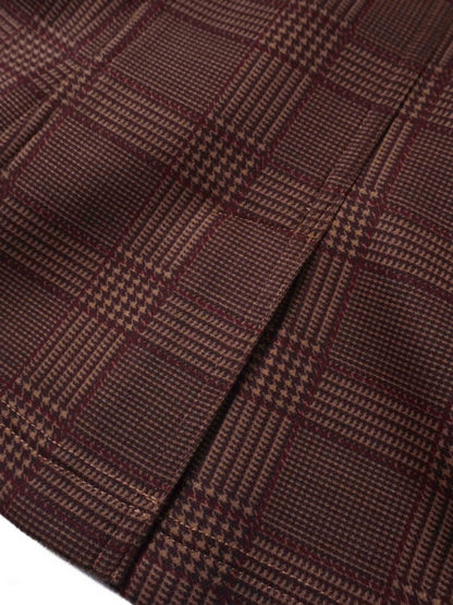 Blazer-Brown Plaid