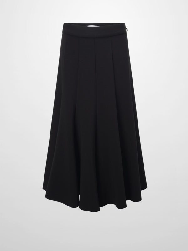Short Flare Skirt 24"-Black