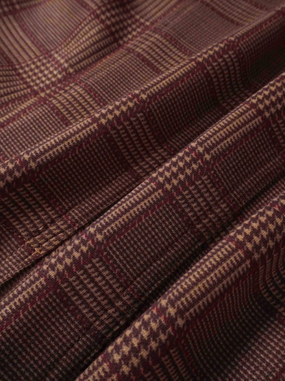 Blazer-Brown Plaid