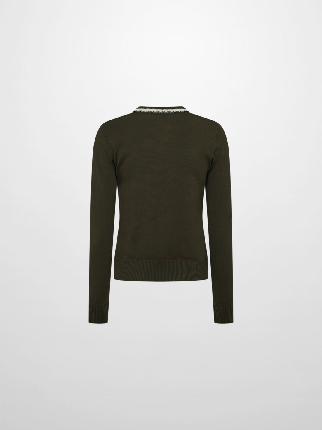 Ribbon Bow Sweater - Green