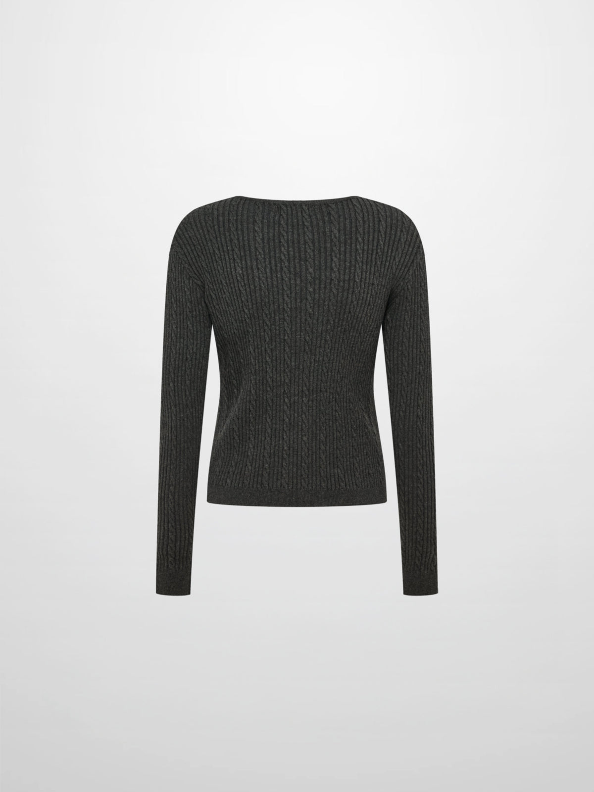 Double Breasted Cardigan - Grey