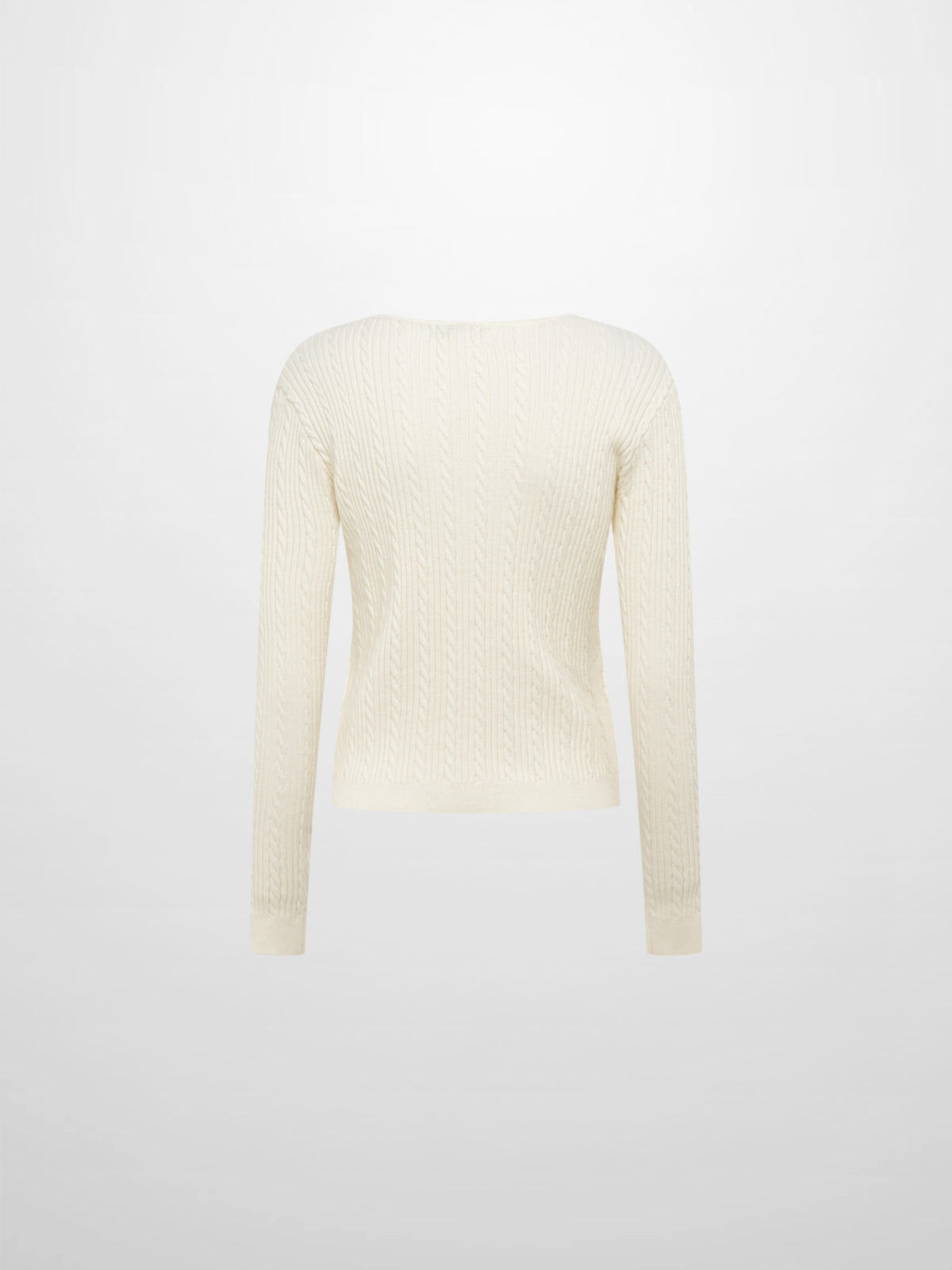 Double Breasted Cardigan - Cream