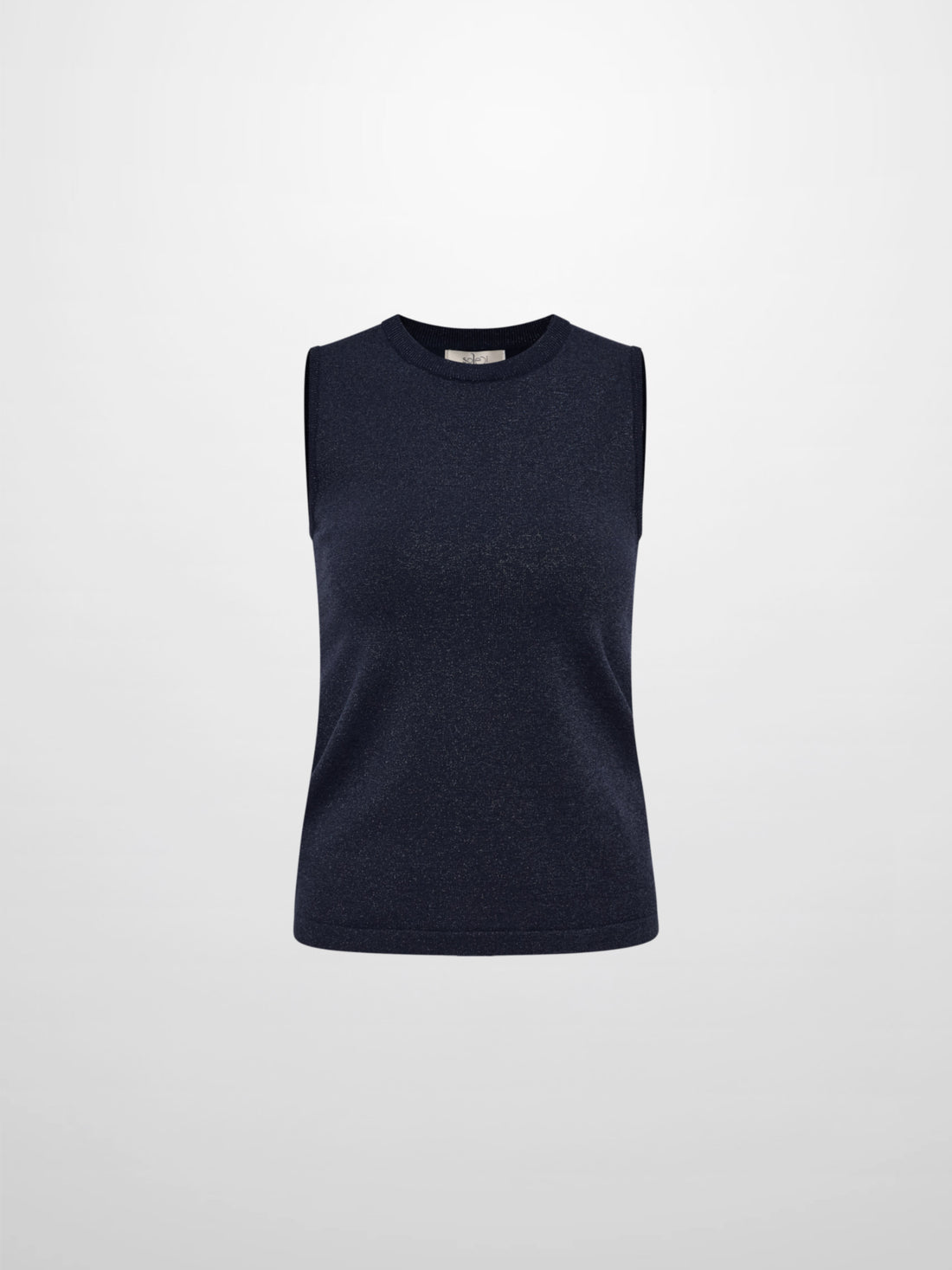 Lurex Sleeveless Top - Blue
