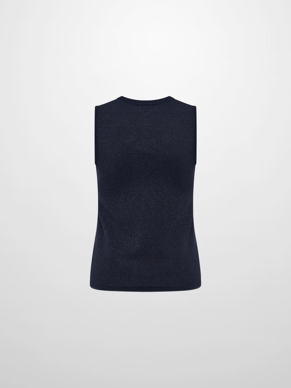 Lurex Sleeveless Top - Blue