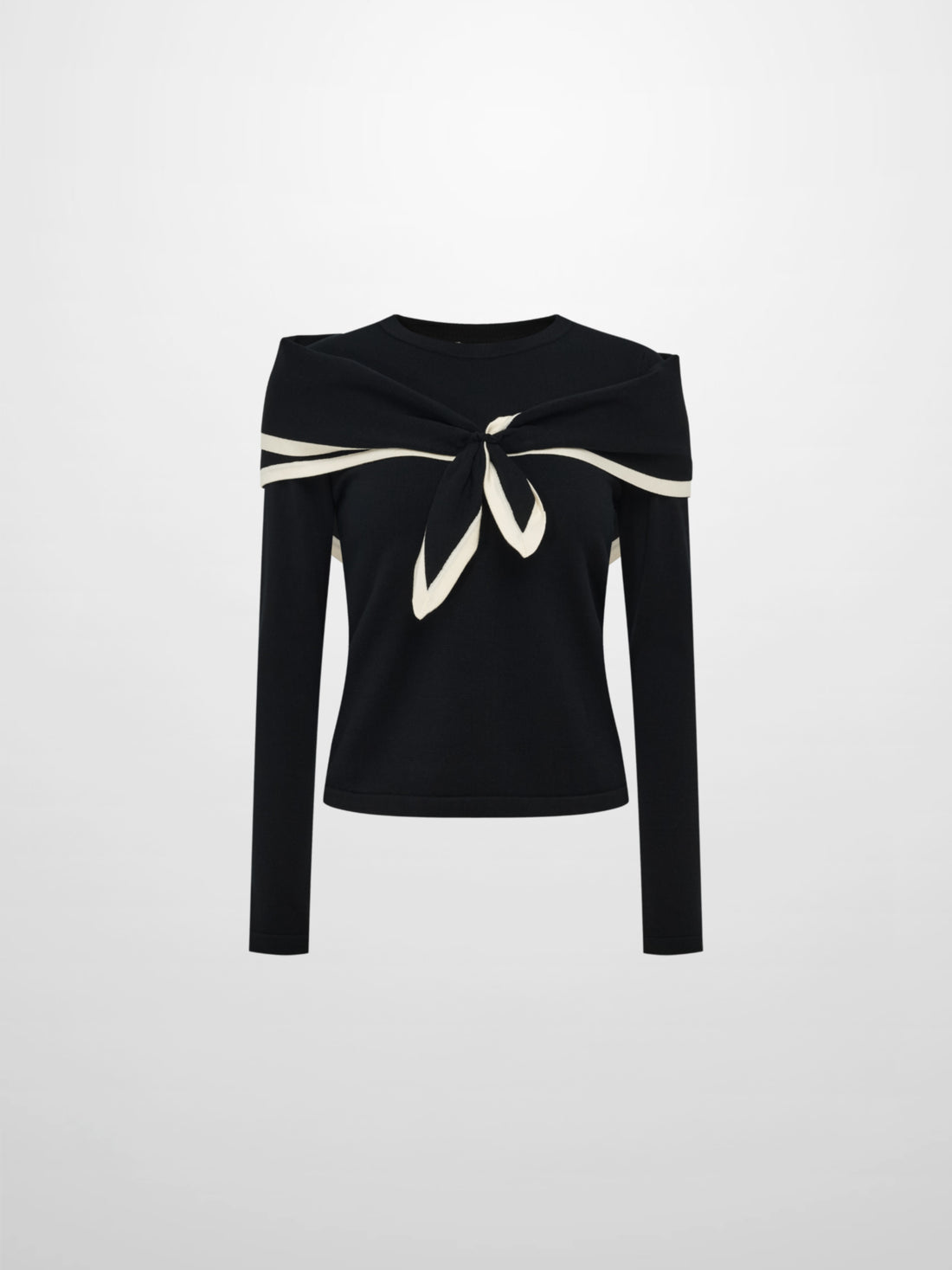 Shawl Collar Sweater - Black