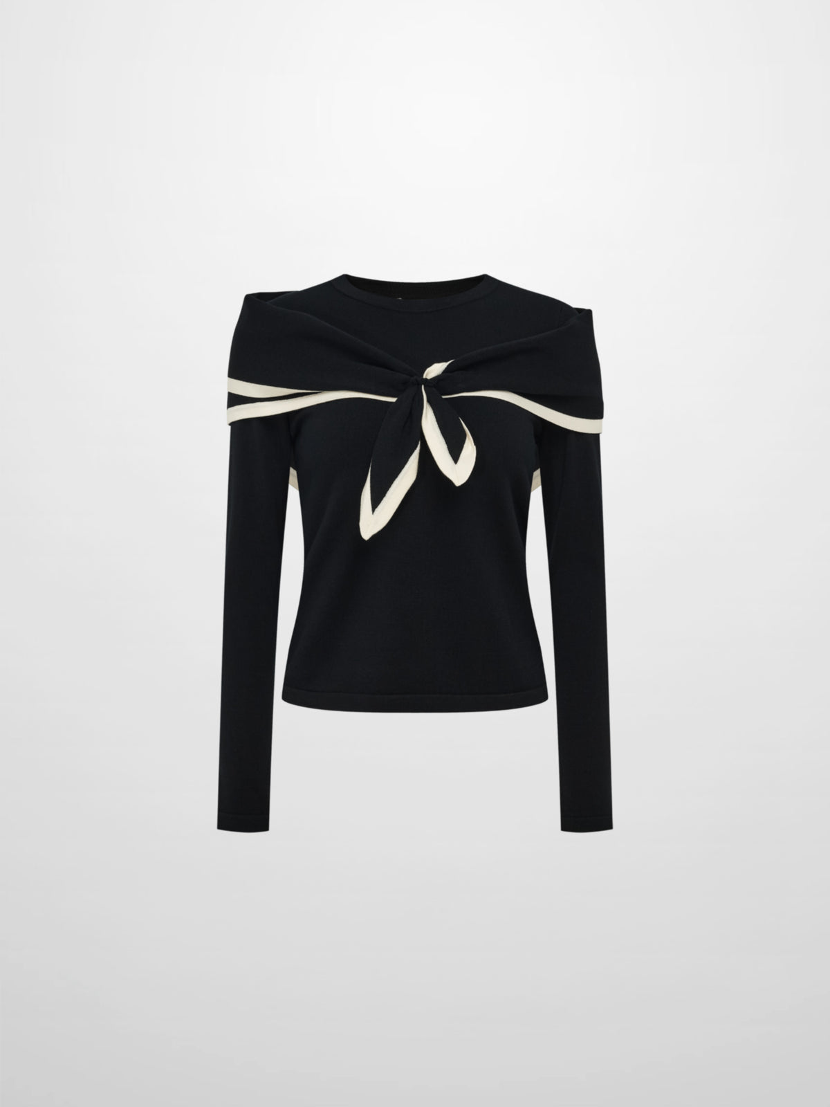 Shawl Collar Sweater - Black