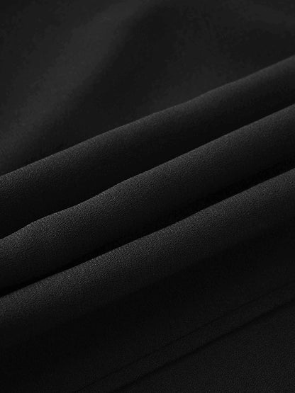 Bottom Flare Skirt-Black