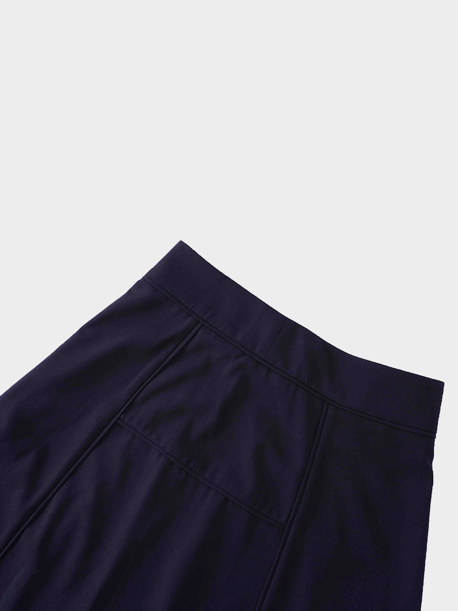 Bottom Flare Skirt-Navy