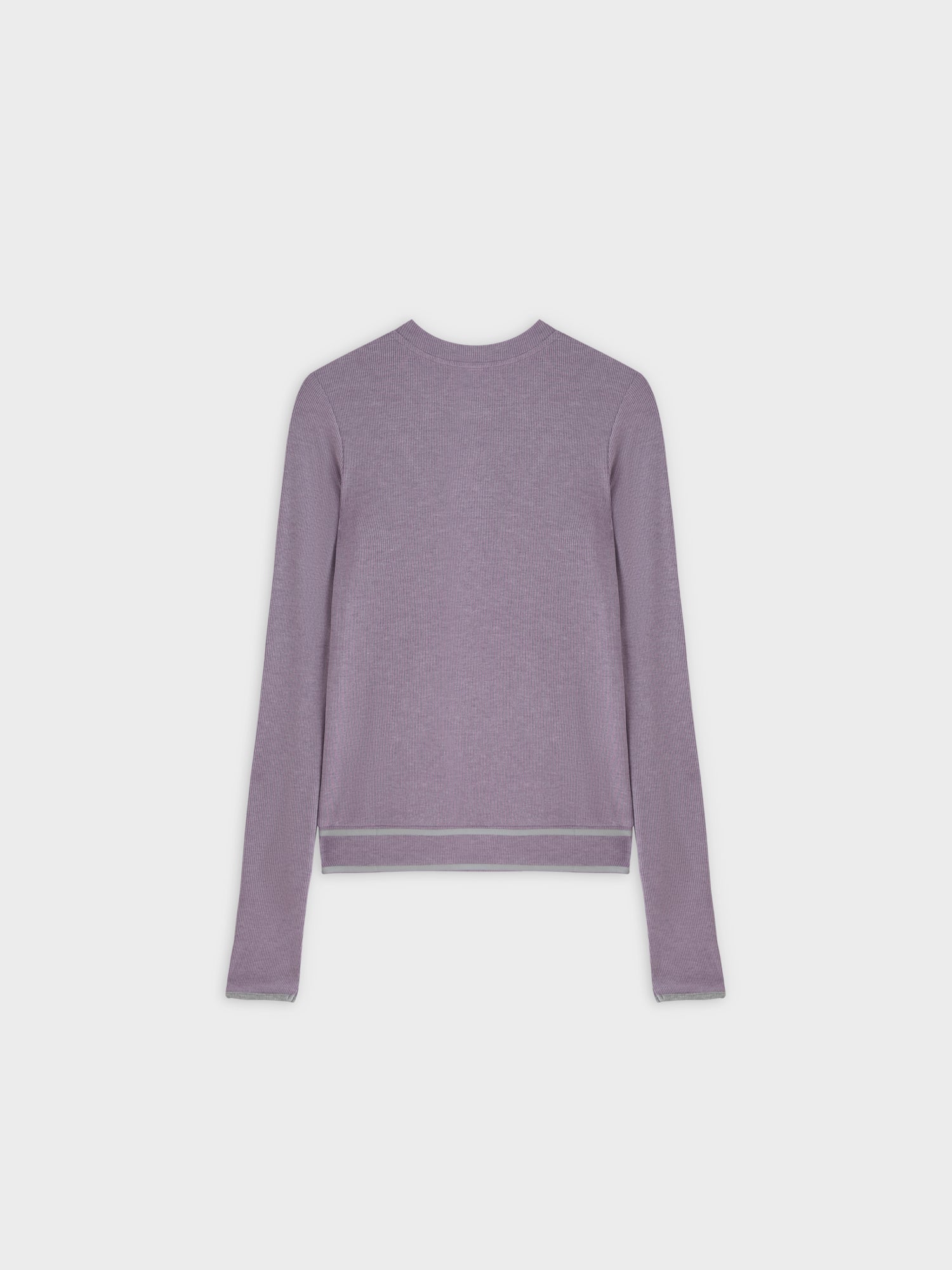 X BANDED SHIRT-LILAC/GREY